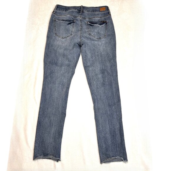 7 For All Mankind Jeans Women's Size 4 Weekend Slim Fit Raw Hem High Rise - Picture 11 of 16